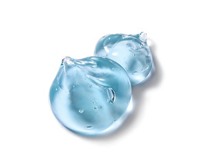 Gel isolated on white background