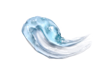 Gel isolated on white background