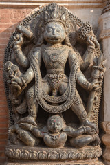Fototapeta premium Architectural detail of Durban square at Bhaktapur in Nepal