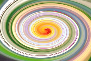 Swirl in yellow, red, pink and green tone for background.