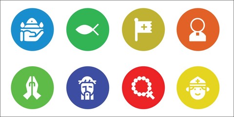 worship icon set
