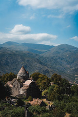 Fototapeta na wymiar Sanahin Monastery old church in Tchantinler mountains near Alaverdi, Armenia