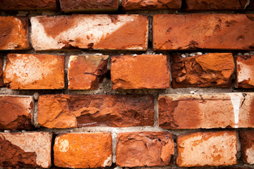 Obraz premium Old brick wall, a beautiful background for wallpaper, laminate, panels, furniture.