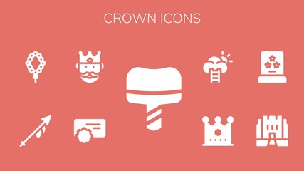 crown icon set