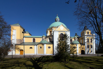 Baroque basilica of Our Lady's Assumption in Trzemeszno, Poland