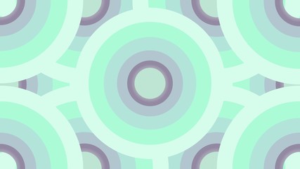 Circle and lines stack geometric background concept green and gray colored. 3d circles illustration. Abstract creative template. Modern and simple radial pattern.