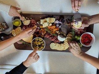 Food platter.