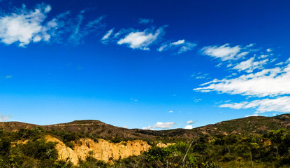 sunset in the mountains