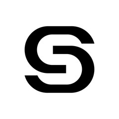 S letter logo design vector