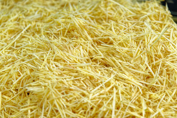 Freshly grated root ginger