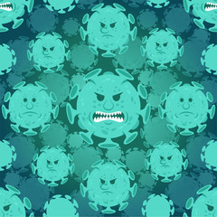 Coronavirus Covid-19 seamless pattern