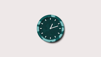 Top 3d clock icon,clock icon,White background 3d clock icon