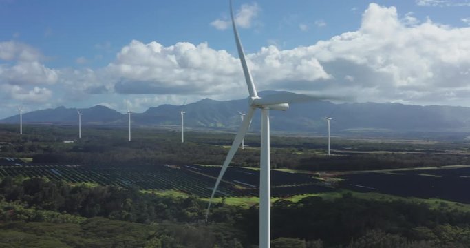 Wind Turbines in Oahu Hawaii