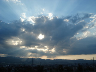 夕日