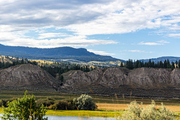 Naklejka premium landscape in the mountains