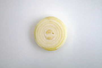 cross section of skinned onion.