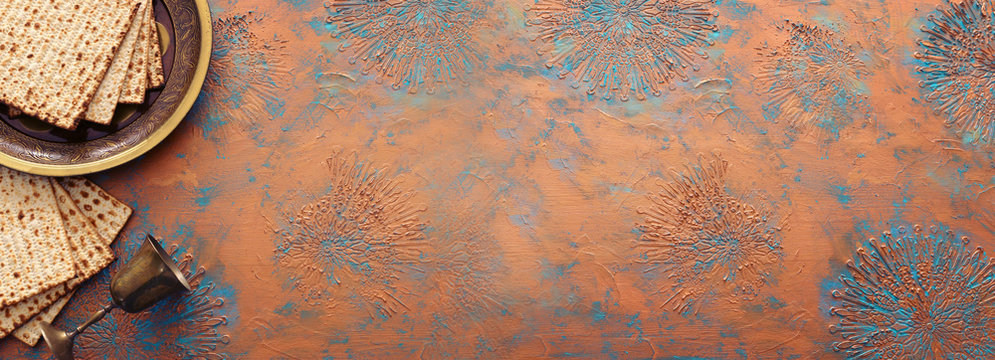 Pesah celebration concept (jewish Passover holiday)