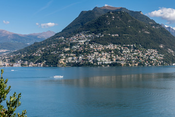 Fototapeta premium View of Lake Lugano