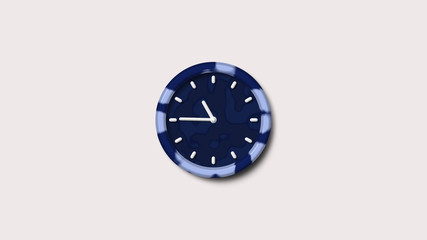 New blue dark army design clock icon,army clock icon,Wall clock icon