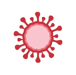 Vector image of a virus such as Coronavirus