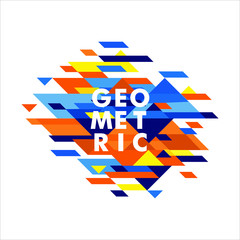 Minimalistic design, creative concept, modern diagonal abstract background. Geometric element. vector-stock illustration
