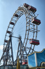 ferris wheel in the park at Vienna