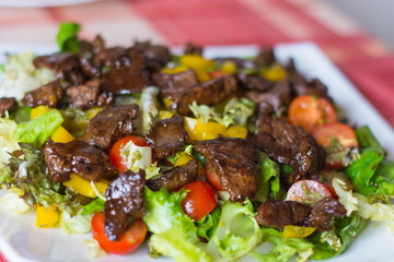 meat with vegetables