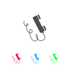 Phone icon flat.