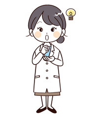 女性、医者、閃き