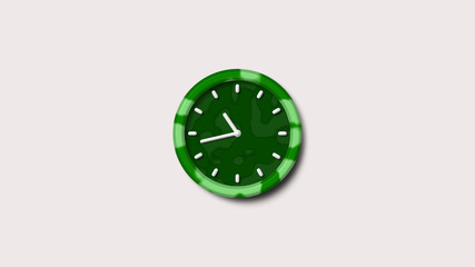 New 3d analog clock icon,wall clock icon,counting 3d wall clock icon