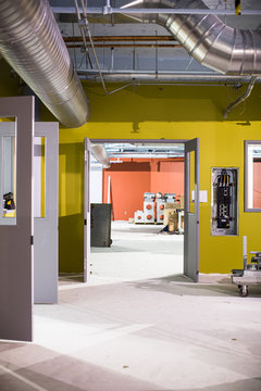 Industrial building under construction