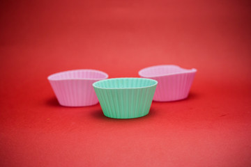 Cupcake baking tins