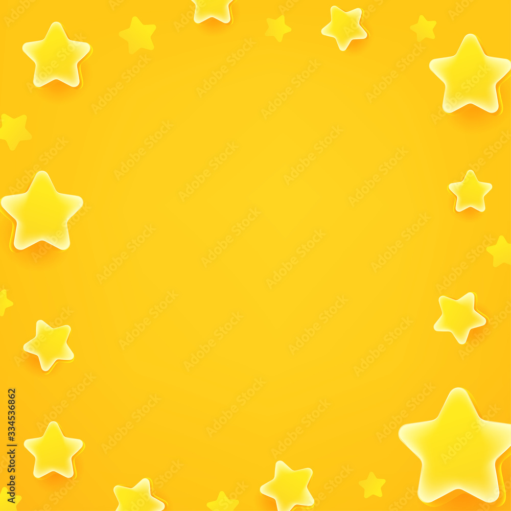 Poster stars. social media message vector background. copy space for a text