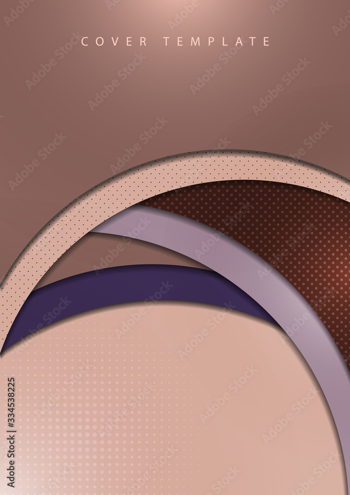 Poster abstract colorful background of shiny smooth wavy lines and curved shapes. template for a business p