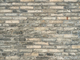 old gray brick wall texture background