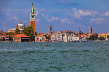 Fototapeta premium San Giorgio Maggiore church in Venice Italy from the Venetian Lagoon