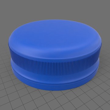 Plastic bottle cap