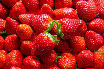 Some fresh strawberries.