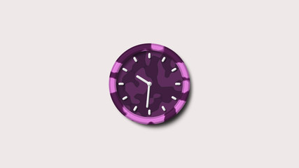 Amazing white background 3d clock,wall clock,clock icon