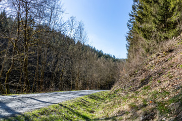 Bergfussweg und Talabstieg Naturschutz