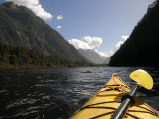 Paddling Fiordland