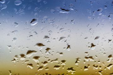 rain drops on window