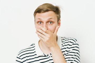 Shocked man