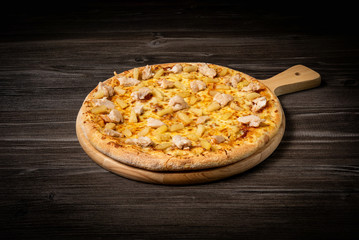 High definition Seafood Pizza 