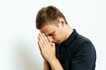 Prayer. Man.
