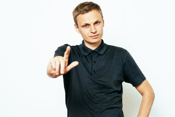 Have an idea, forefinger up