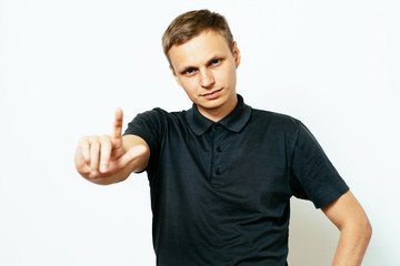 Have an idea, forefinger up