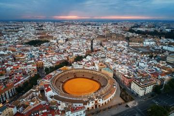 Seville aerial view