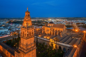 The Mosque–Cathedral of Córdoba aerial view