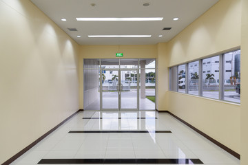 Newly corridor office area in the building